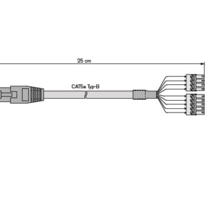Laun IT Gantner 1103383_GT7-Ethernet-POE-Cable-25-cm_0.jpg