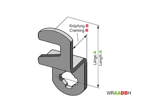 GL7p WR3508H offset cam with hook end 1 GL7p WR3508H offset cam with hook end
