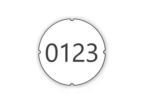GL7p customized number plate