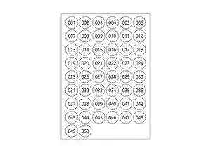 GL7p Number Sticker 1951 – 2000
