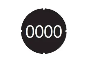 GL7p Number Plate BK