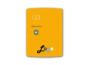 GAT NET.Lock Label print colour